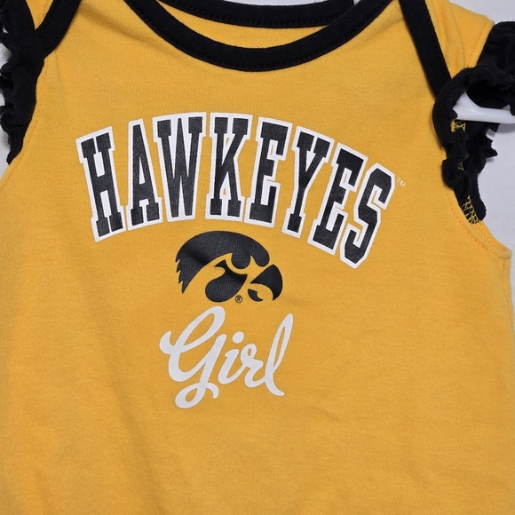Hawkeyes Girl Yellow Romper - Picture 3 of 7